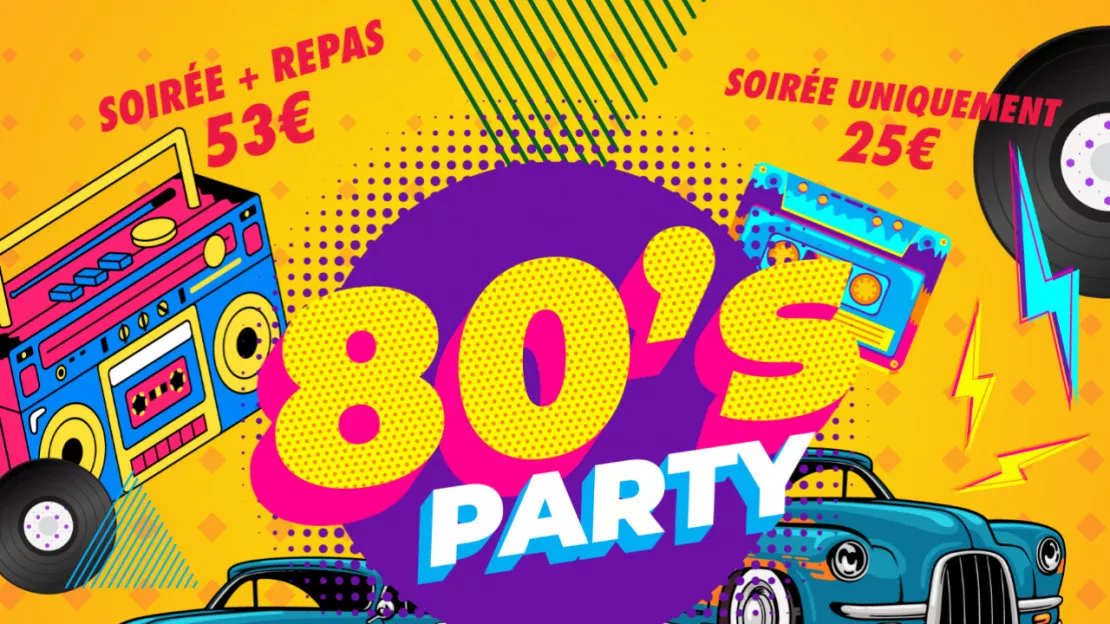 Gagnez vos places pour la 80'S Party !