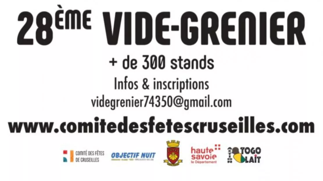 28ème vide-grenier de Cruseilles