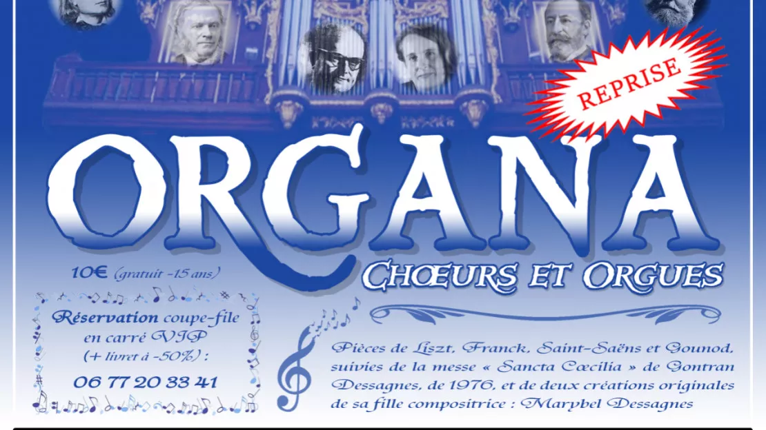 Concert ORGANA choeurs et orgues