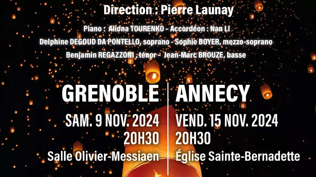 Concert    Petite Messe Solennelle de ROSSINI Eglise Ste Bernadette Annecy 15 novembre 2024