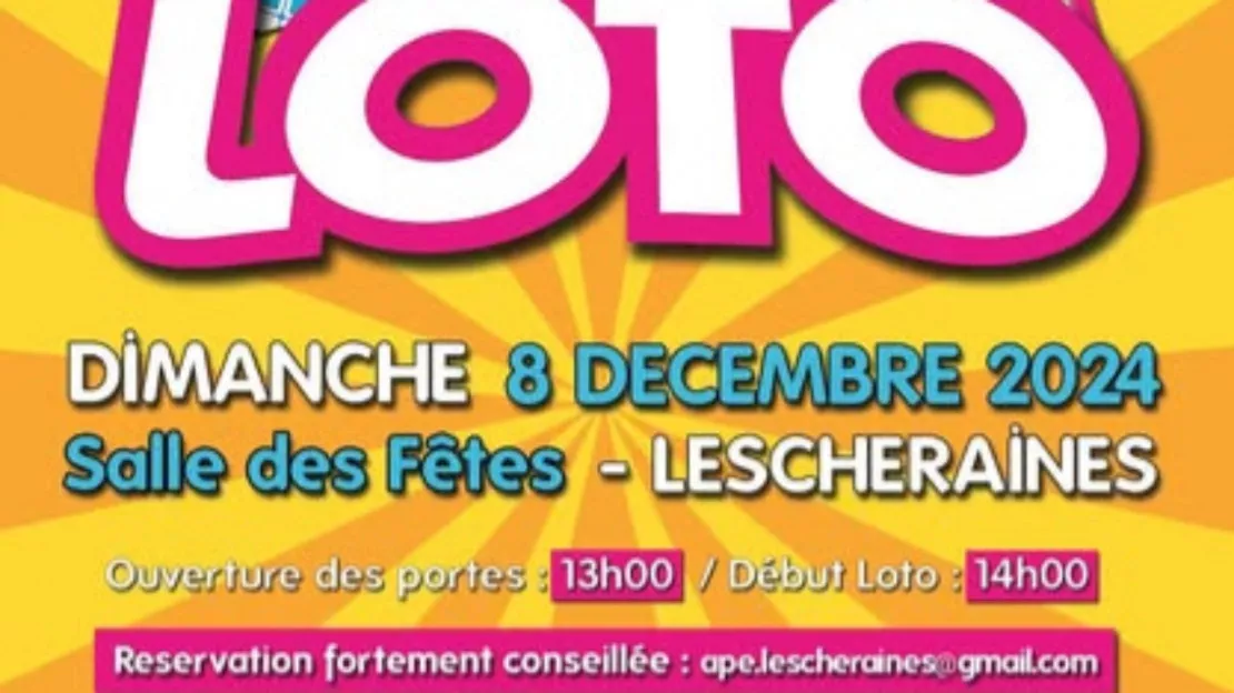 APE 123 SOLEIL LOTO DE LESCHERAINES