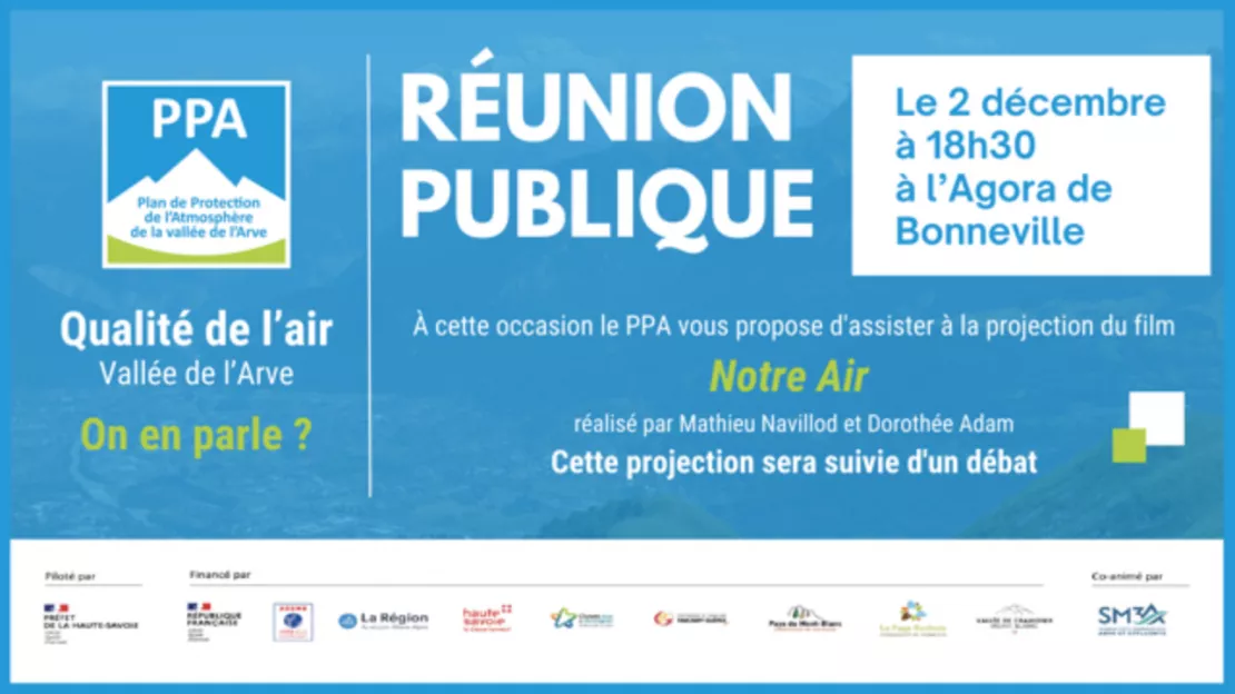 Réunion publique 2024 du Plan de Protection de l'Atmosphère de la vallée de l'Arve