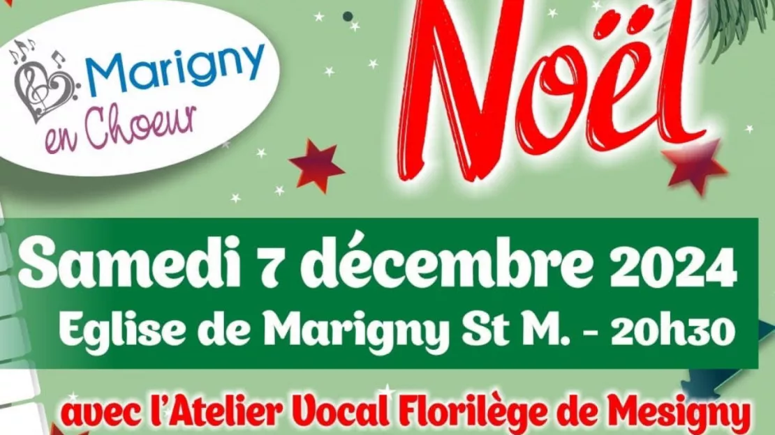 Concert de Noël MARIGNY SAINT MARCEL