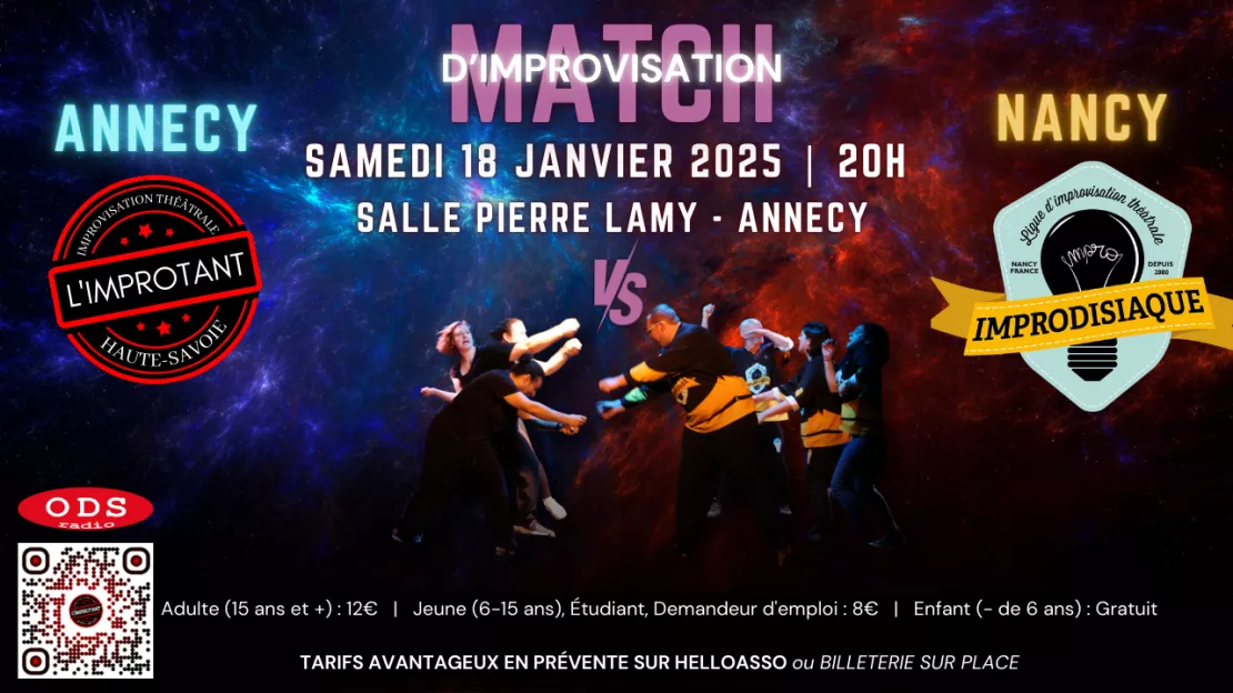 PARTENAIRE - L'IMPROTANT match d’improvisation