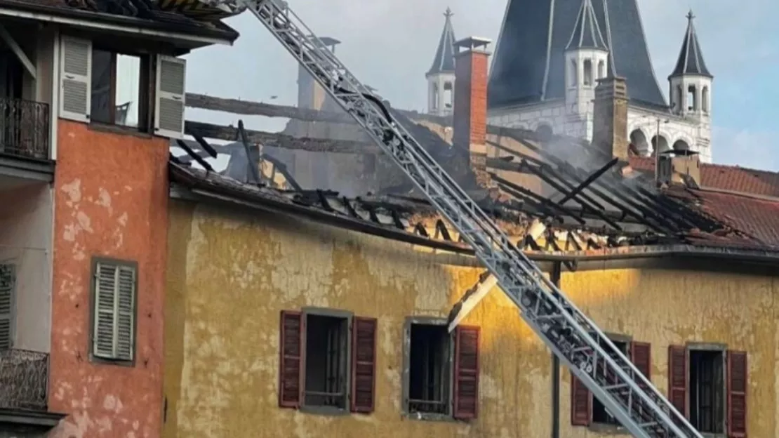 Annecy: incendie en vieille ville et disparition inquiétante