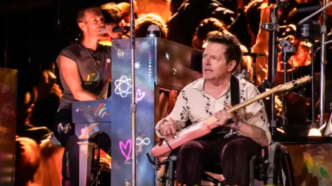 Coldplay : en plein concert, l'acteur de Marty McFly débarque !