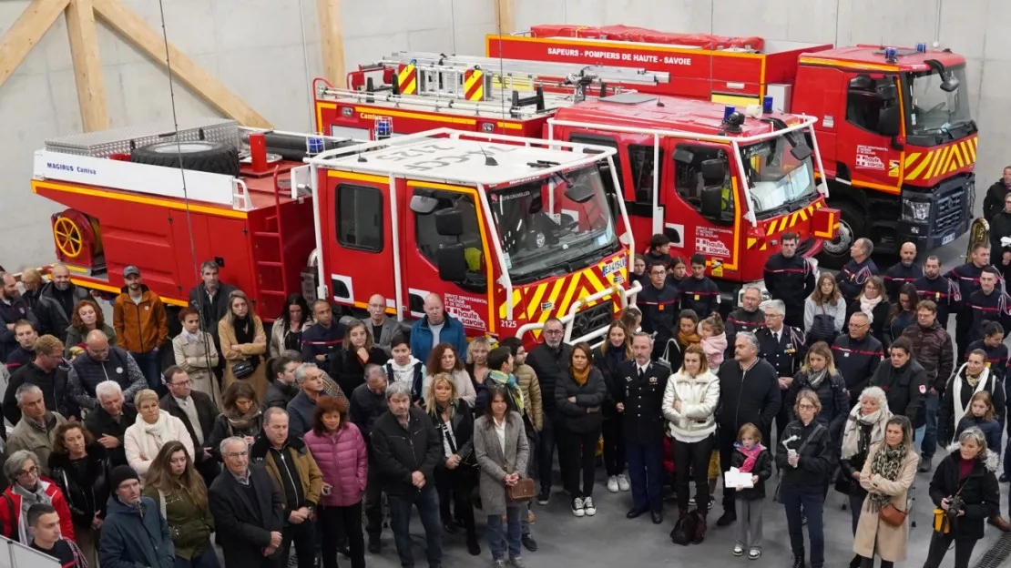 Cruseilles inaugure un centre de secours écoresponsable pour ses pompiers