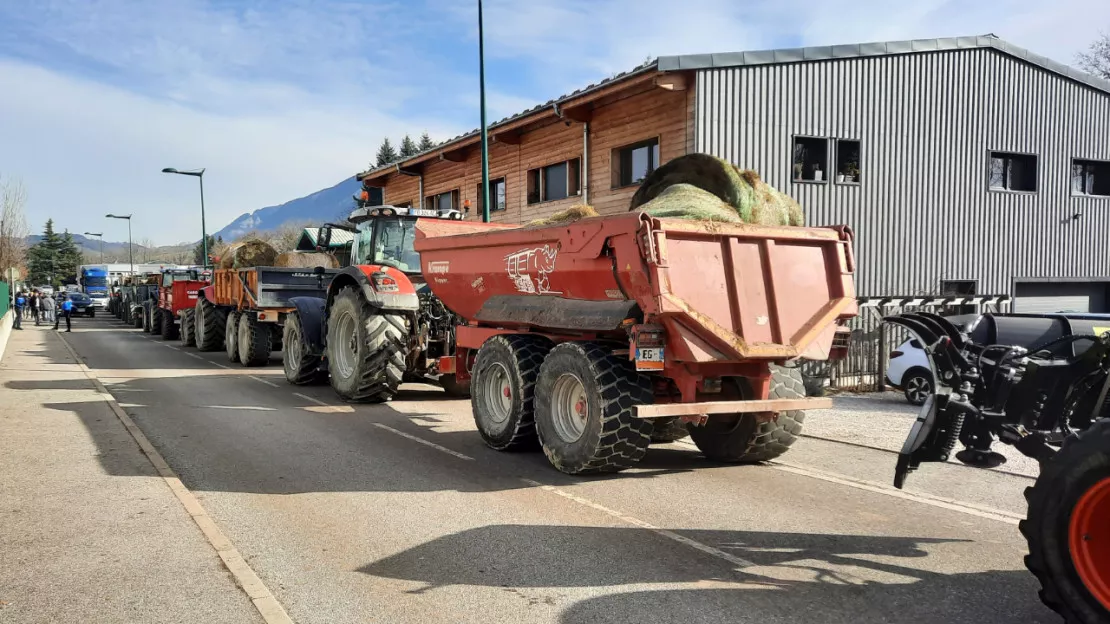 Des actions des agriculteurs dans l'Albanais ce lundi