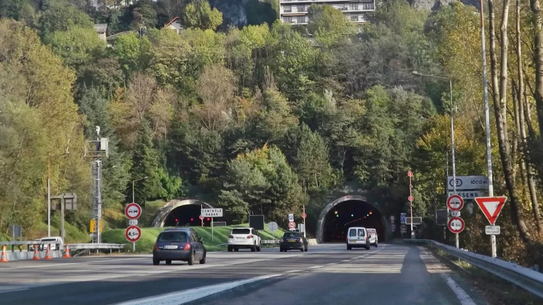 Des perturbations de la circulation au tunnel des Monts près de Chambéry