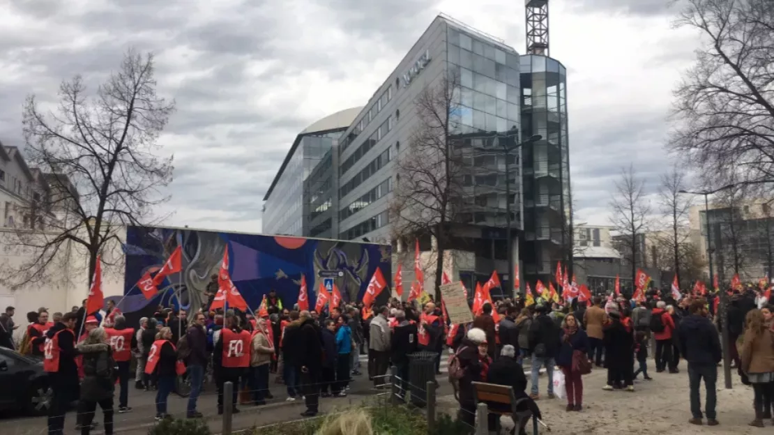 Grosse journée de grève et de manifestation contre la réforme des retraites