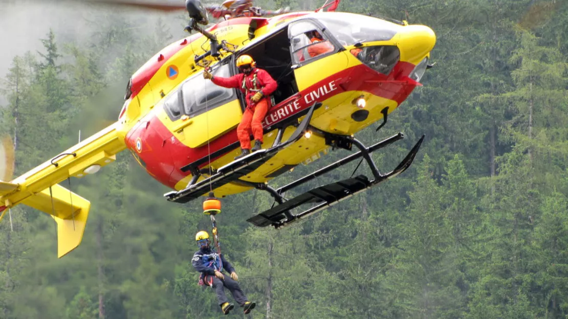 Incendie à Demi-Quartier et frayeur à l'Aiguille du midi