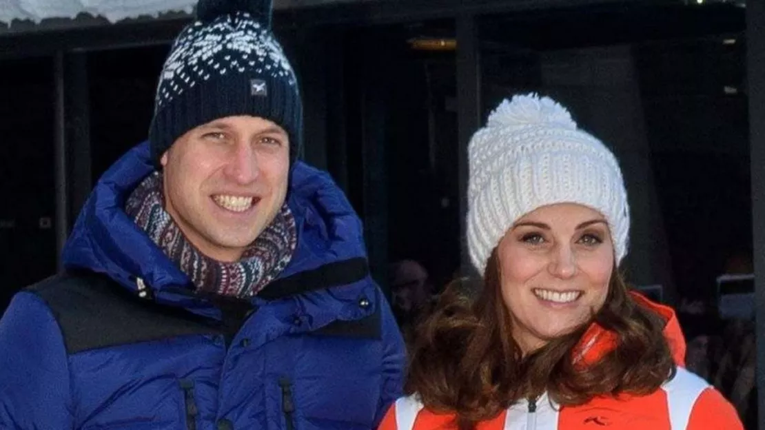 Kate et William sont venus skier en famille en Savoie