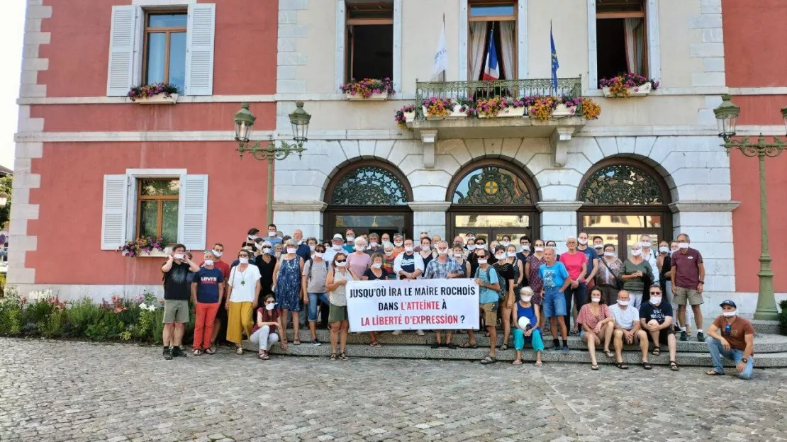 La colère d'associations ce mercredi soir à la Roche sur Foron