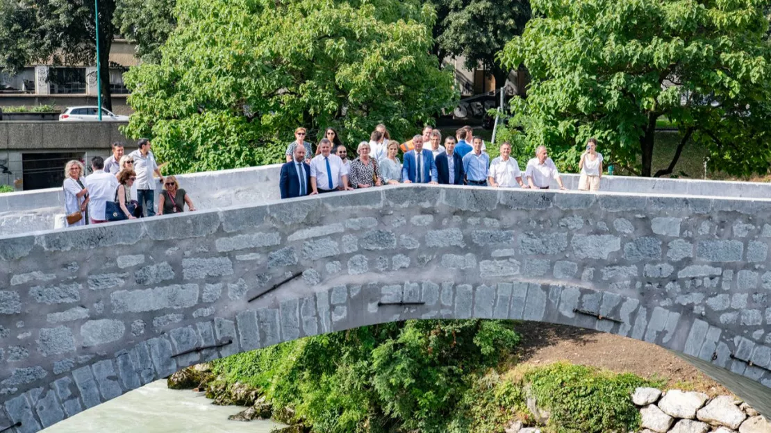 Le Pont-Vieux de Cluses s’est refait une beauté