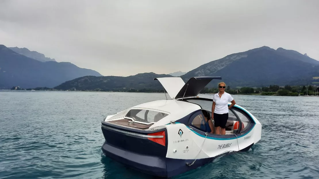 Les Sea bubbles débarquent sur le lac d'Annecy