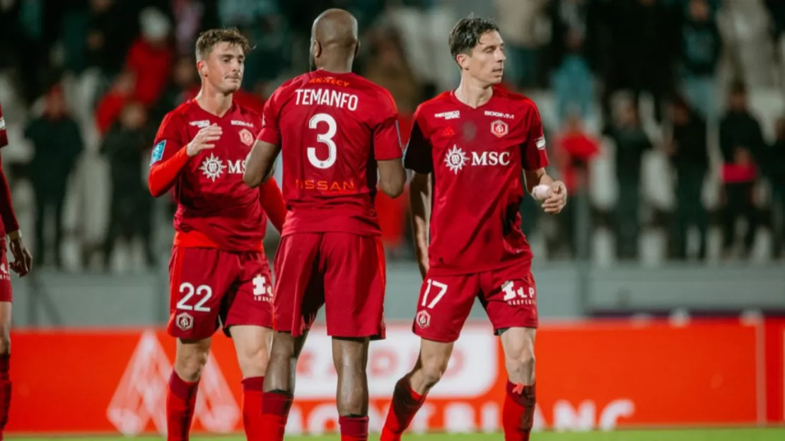 Ligue 2 : le FC Annecy s’impose face à Troyes et grimpe au classement