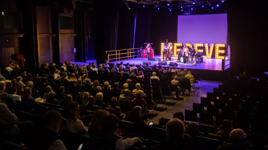 Megève: une salle de spectacle toute neuve au Palais