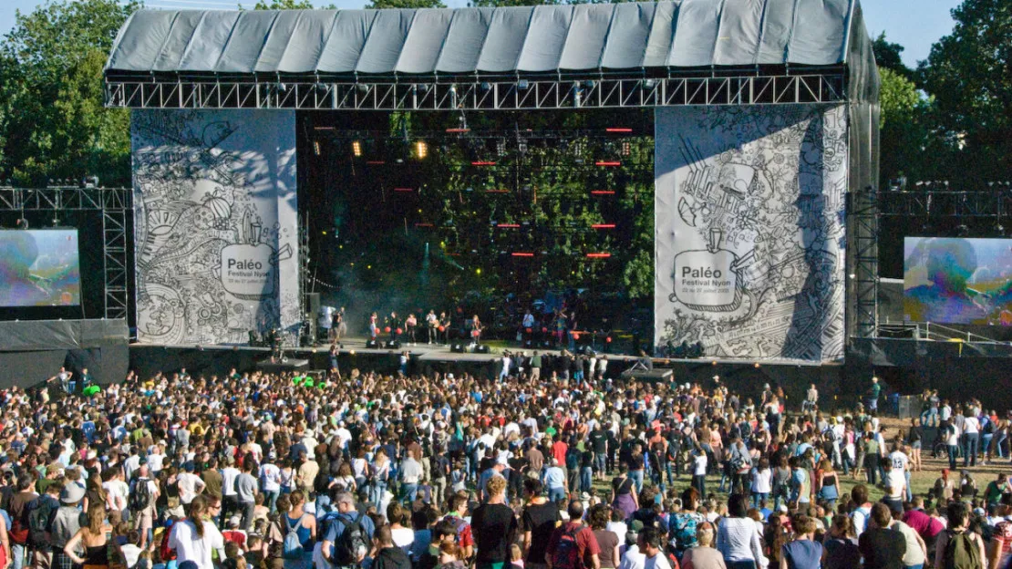 Nyon: Début du Paléo festival