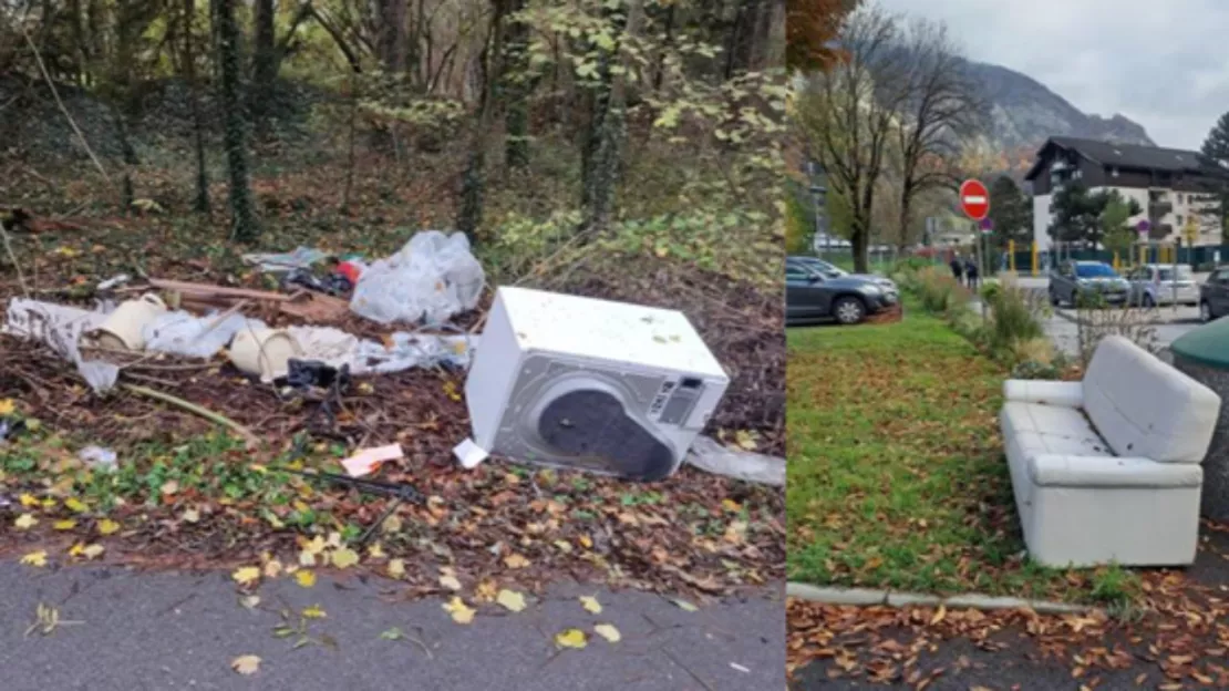 Sallanches : deux dépôts sauvages découverts, la municipalité alerte ses habitants