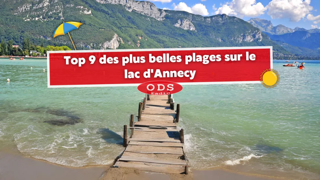 Top 9 des plus belles plages sur le lac d'Annecy