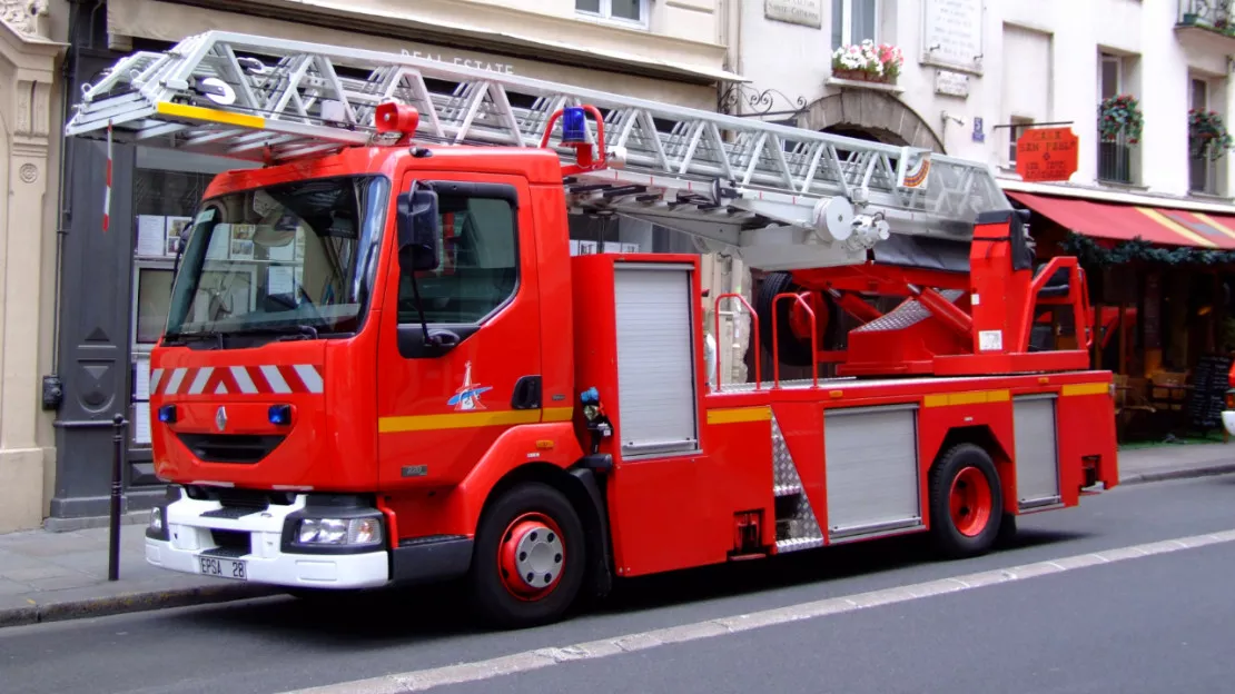 Un important feu d’habitation à Oyonnax dans l’Ain