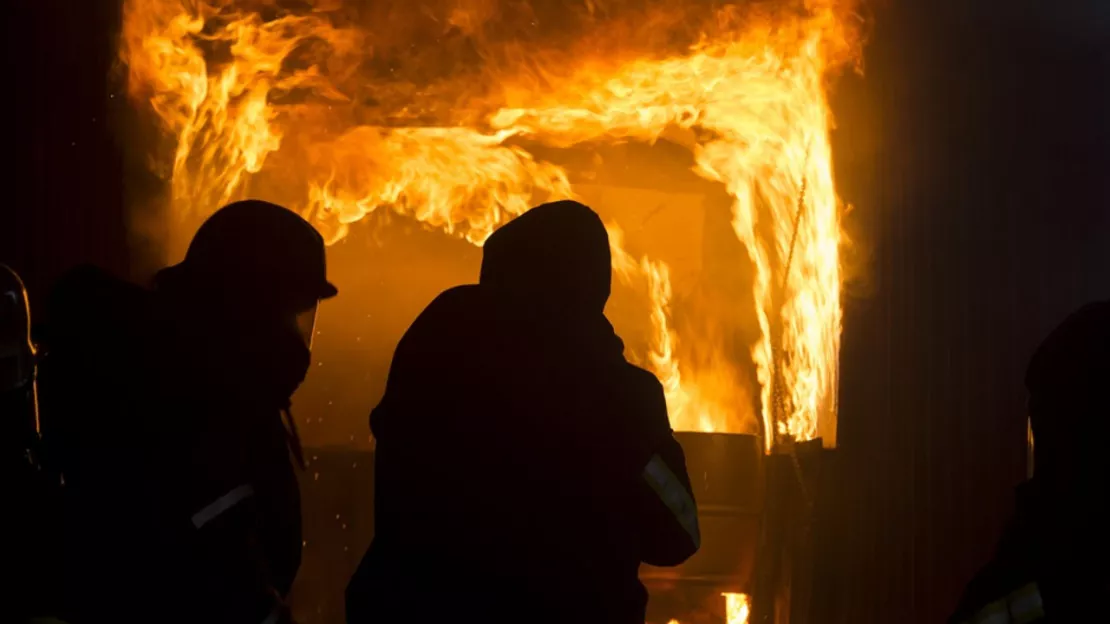 Un incendie cette nuit à Saint-Cassin en Savoie