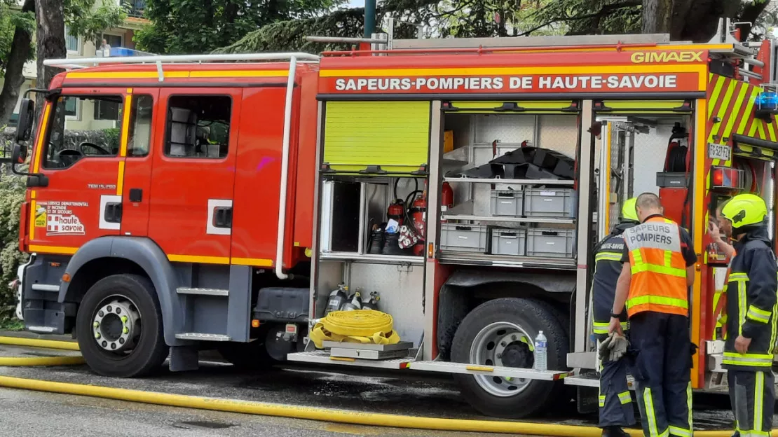 Un incendie en vallée de l’Arve ce mercredi