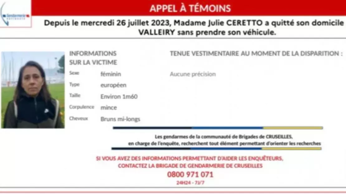 Une disparition inquiétante en Haute-Savoie