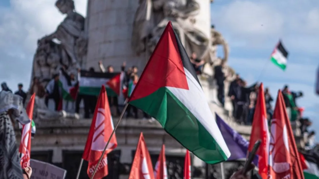 Une manifestation de soutien à la Palestine à Annecy